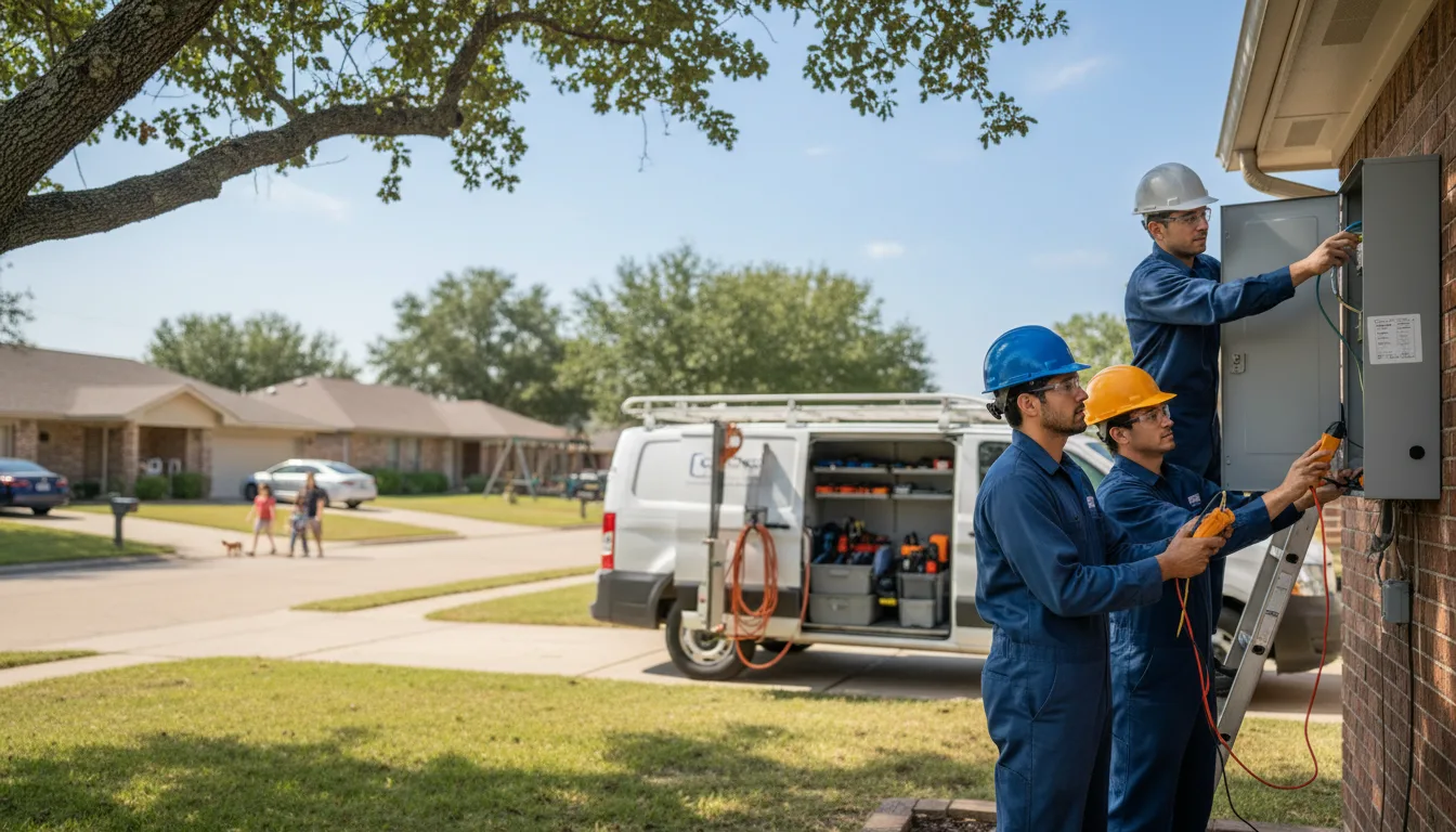 Certified electrician providing emergency electrical services in Bonita, LA